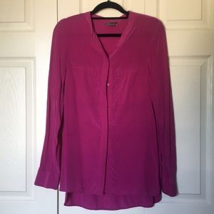 FLASH SALE! Vince silk long sleeve top